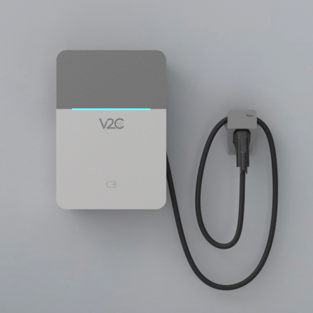 6A - Stazione in Corrente Continua V2C DENKA fino a 20KW 1 CAVO CCS2 5M