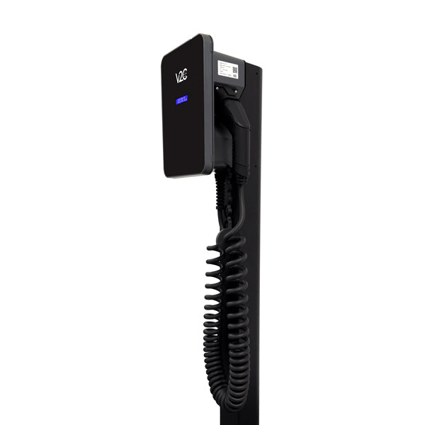 9A - Palo per installazione a terra di 1 WallBox