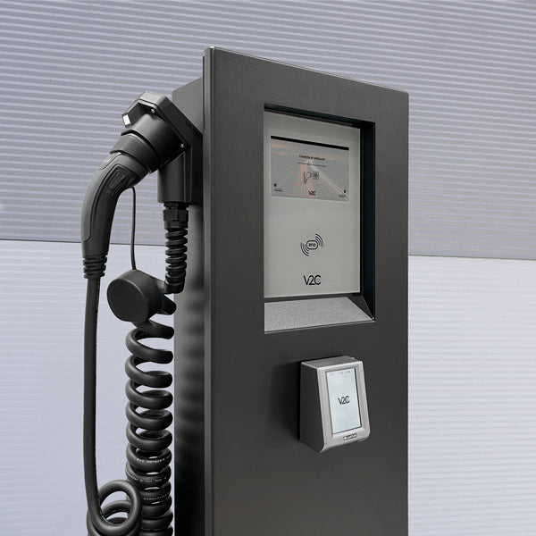5A - Tower V2C Pole.PRO MONO-fase 2*7,4KW CAVI-SPIRALATI T2 5M